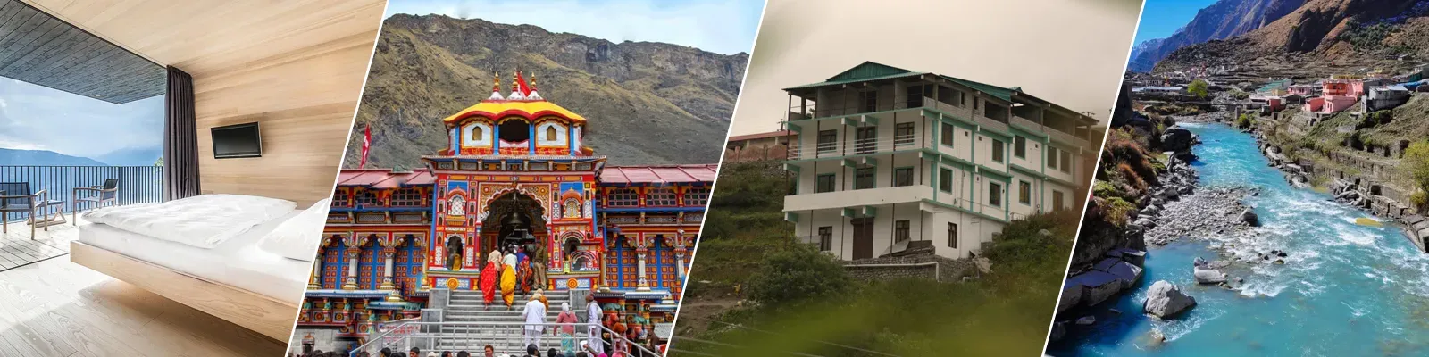 Hotel stay near Badrinath Temple