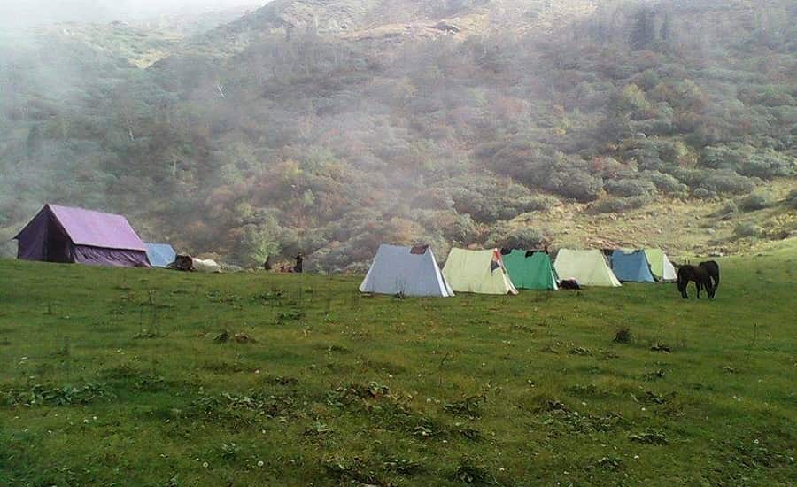 Camping at Darwa Top