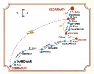 Kedarnath Map