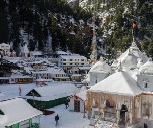 Gangotri Dham in winter
