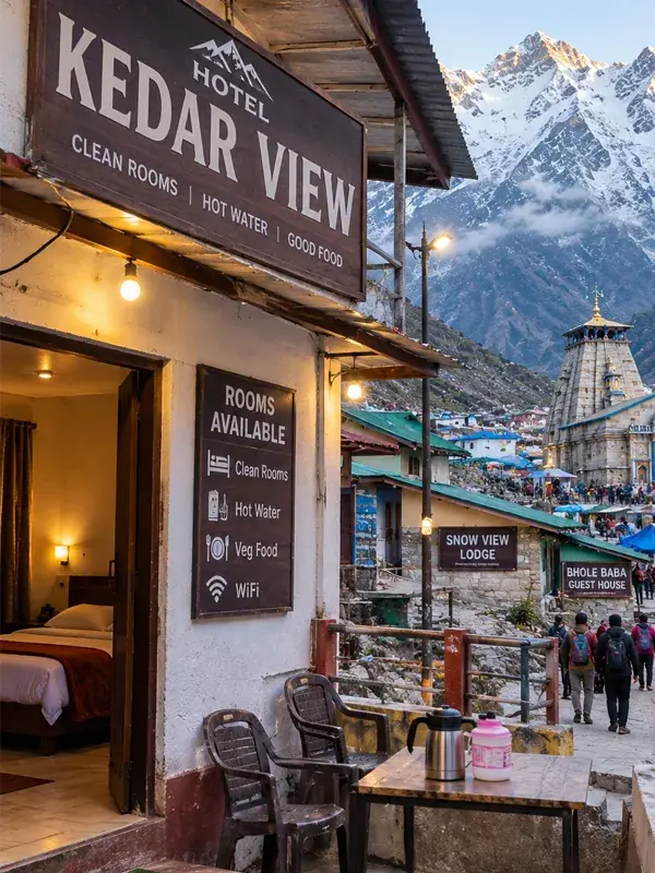 Accommodation in Kedarnath