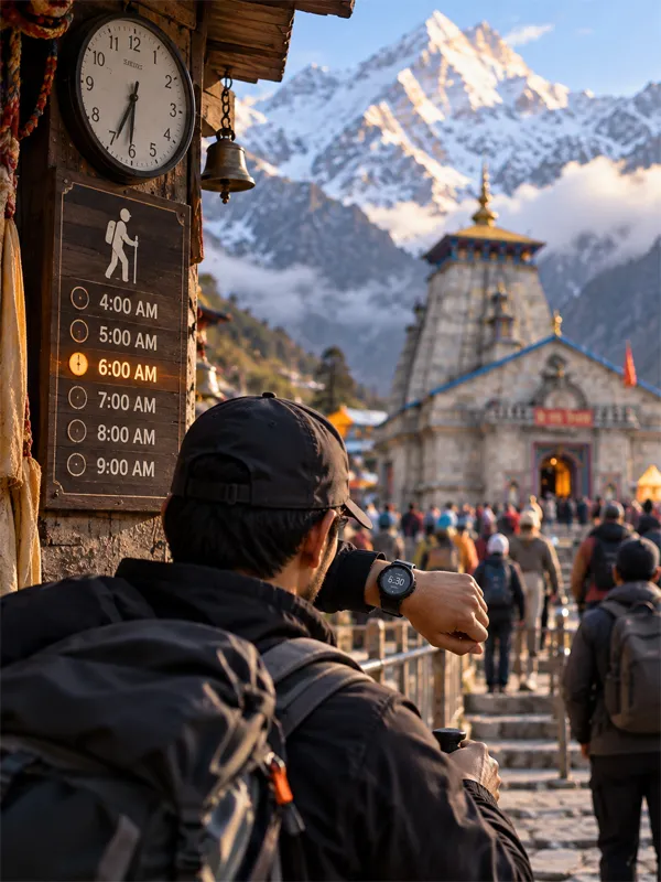 Kedarnath Trek Timings
