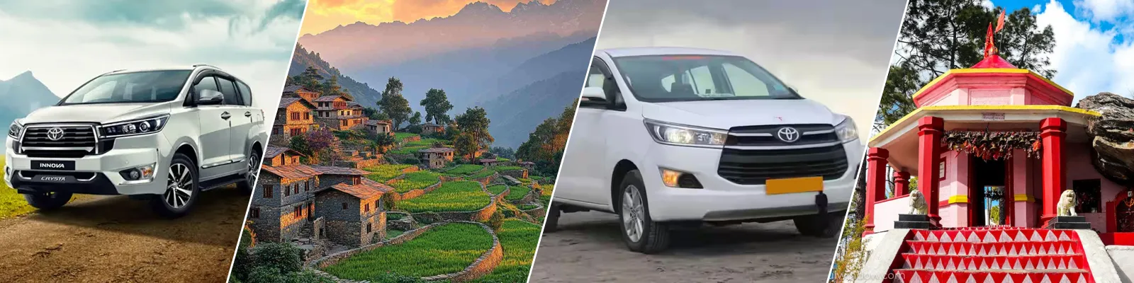 Almora car rental service with driver in Uttarakhand hills