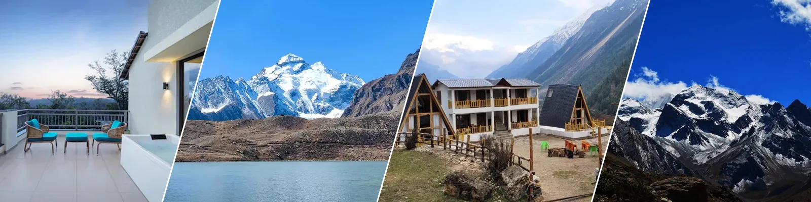 Limited stay options and government accommodation in Gunji village