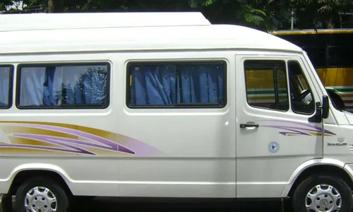 12 Seater Tempo Traveller for Chardham Tour - Front View