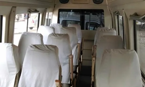 12 Seater Tempo Traveller for Chardham Tour - Side View