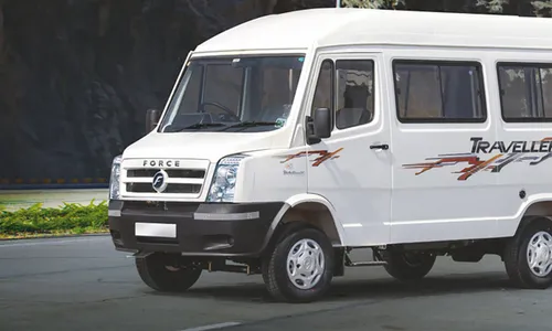 9 Seater Tempo Traveller for Chardham Tour - Front View