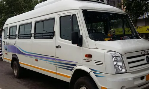 9 Seater Tempo Traveller for Chardham Tour - Side View