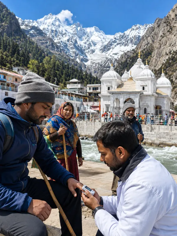 Altitude Sickness at Gangotri