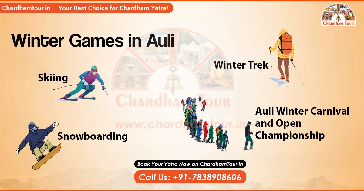 Auli Winter Games – Snow Sports Festival in Uttarakhand Snow sports and winter games in Auli, Uttarakhand