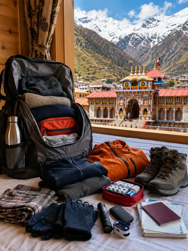 Badrinath Yatra Packing List and Essential Items