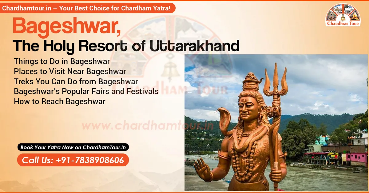 Bageshwar town in Uttarakhand