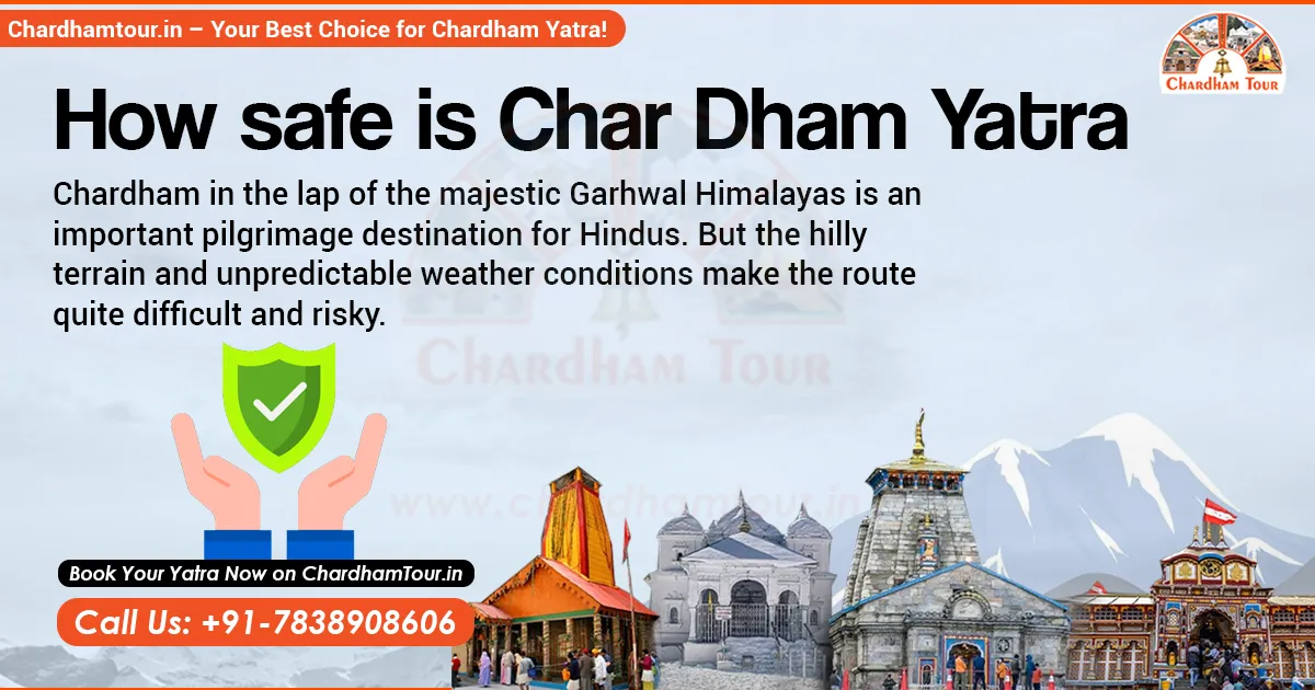 How Safe is Char Dham Yatra - Travel Tips and Safety Guidelines Pilgrims trekking safely during Char Dham Yatra with support and facilities