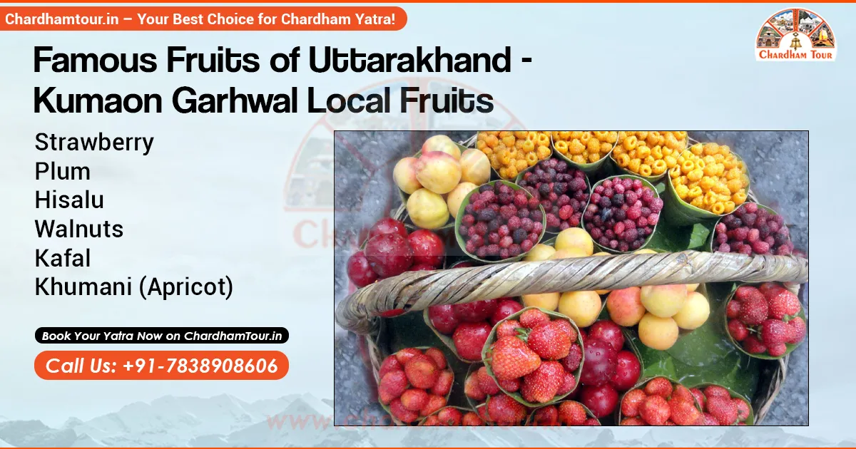 Fresh organic fruits grown in the Himalayan region