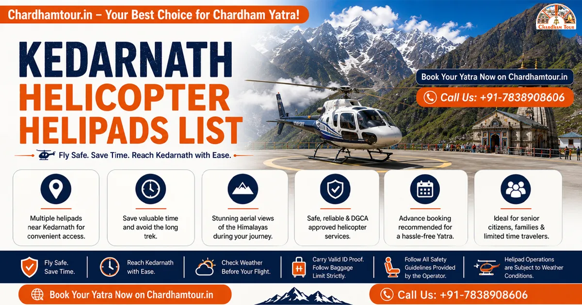 Helicopter approaching a Himalayan helipad on the Kedarnath Yatra route