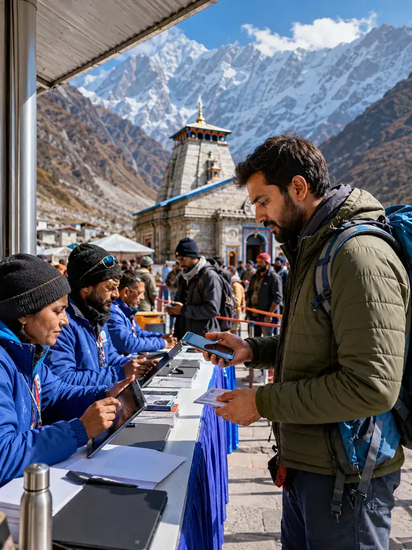 Kedarnath Yatra registration checkpoint and process