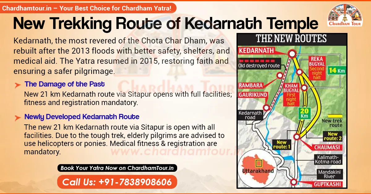 Kedarnath New Route New Kedarnath Yatra route