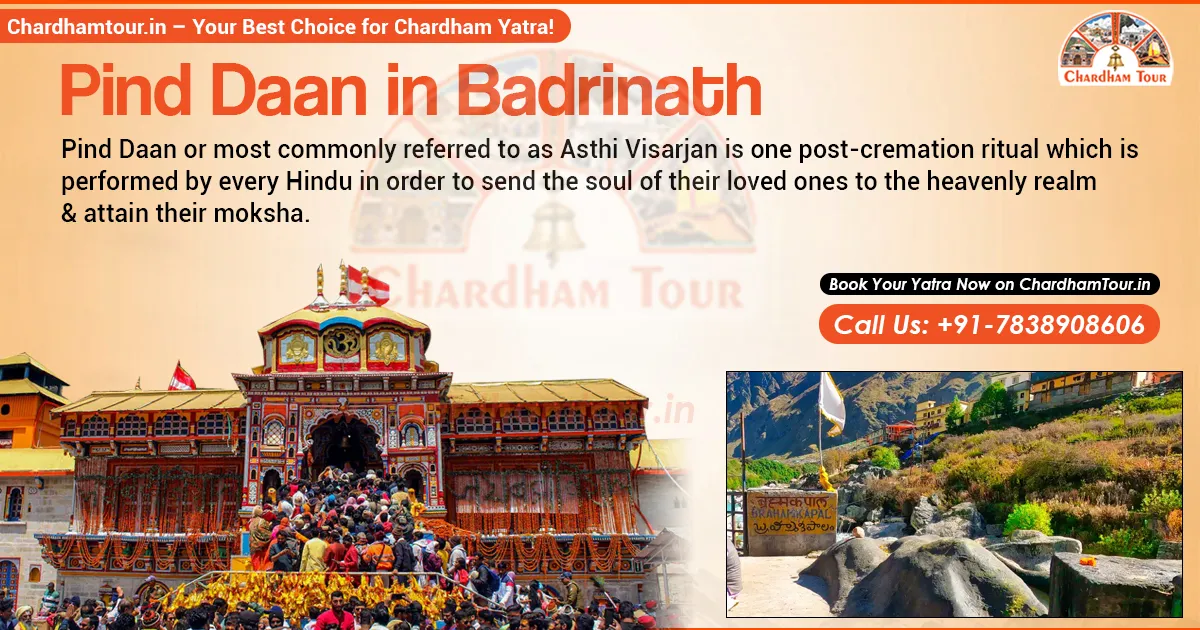 Pind Daan rituals performed in Badrinath near Brahma Kapal