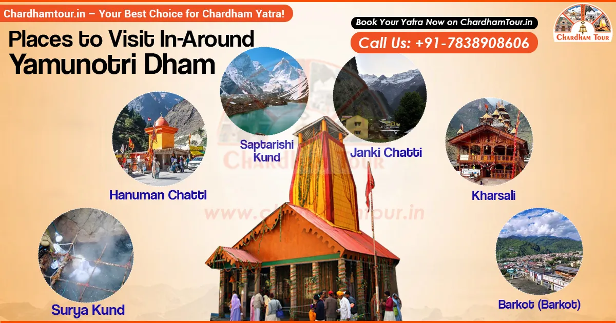 Popular places to visit in and around Yamunotri Dham