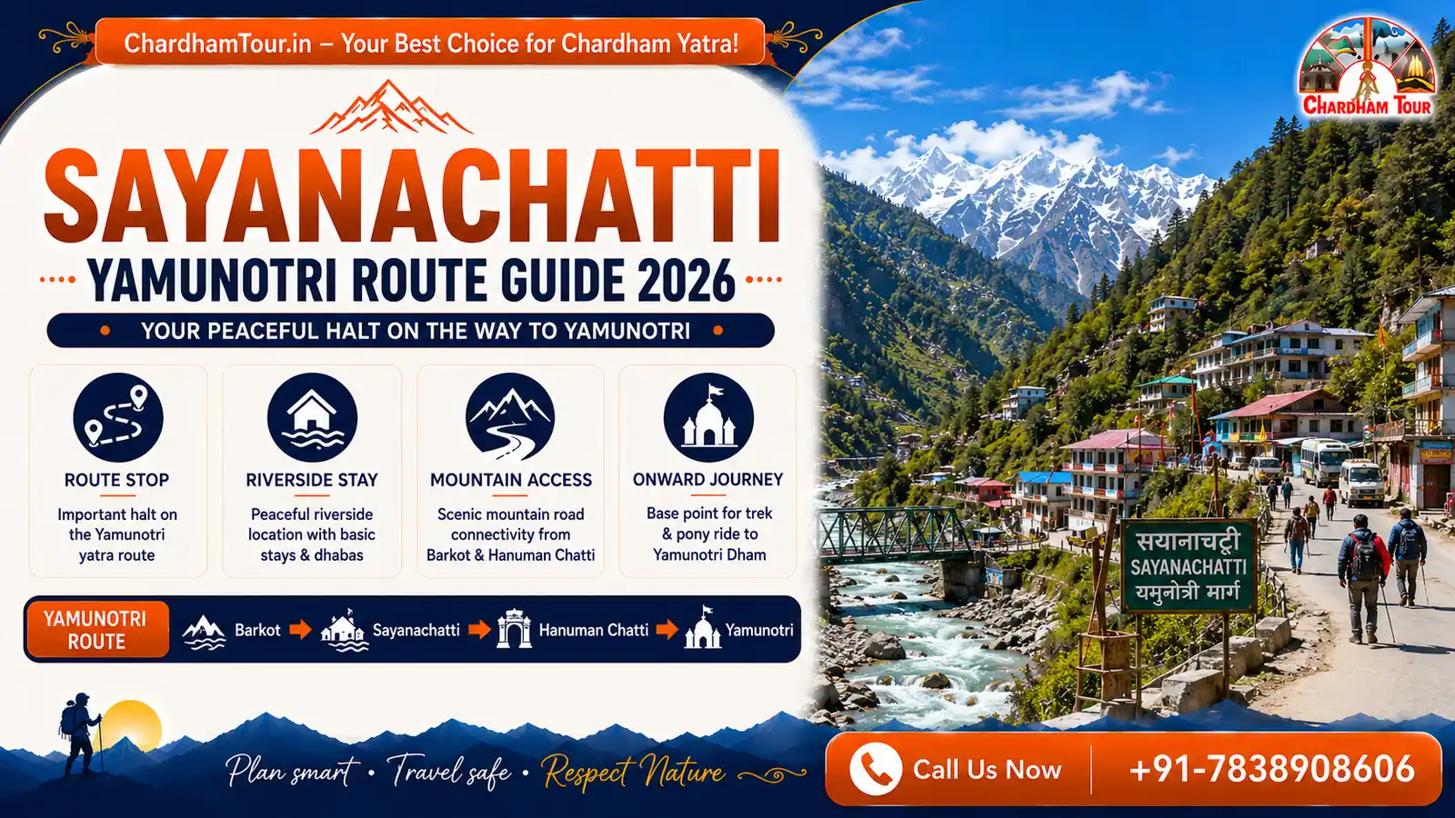 Sayanachatti to Yamunotri Guide