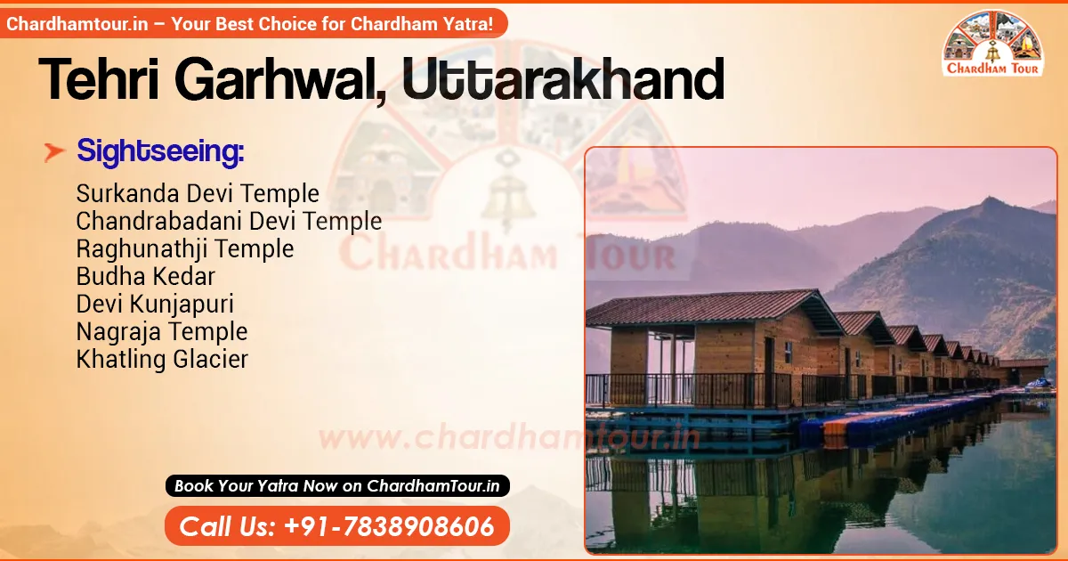 Beautiful landscape of Tehri Garhwal in Uttarakhand