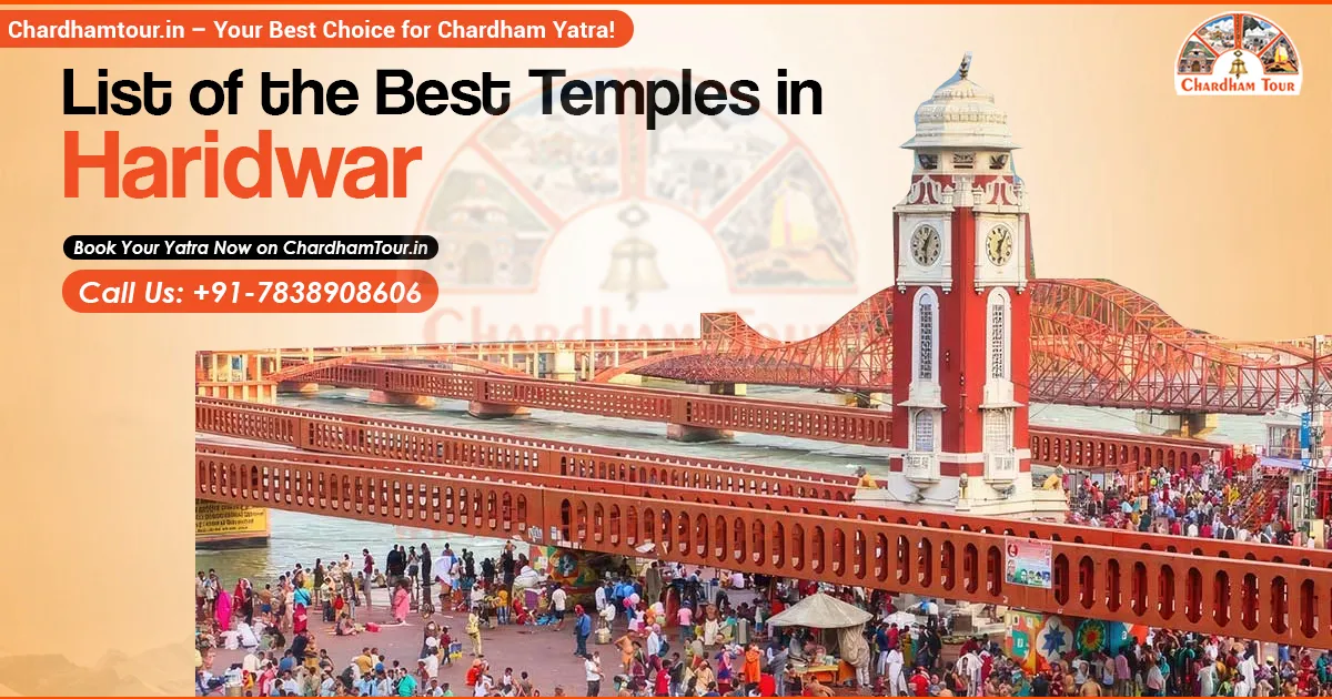 Famous temples in Haridwar, Uttarakhand