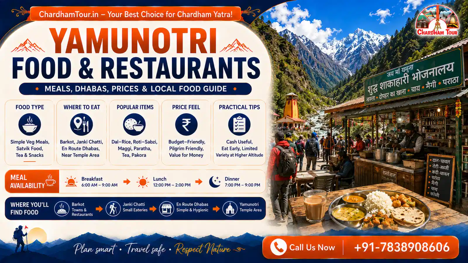 Yamunotri Food & Restaurants – What to Eat on the Yatra