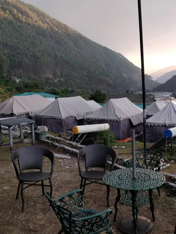 Camp Nirwana with scenic views