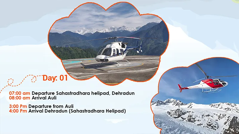 Auli Helicopter Tour Package