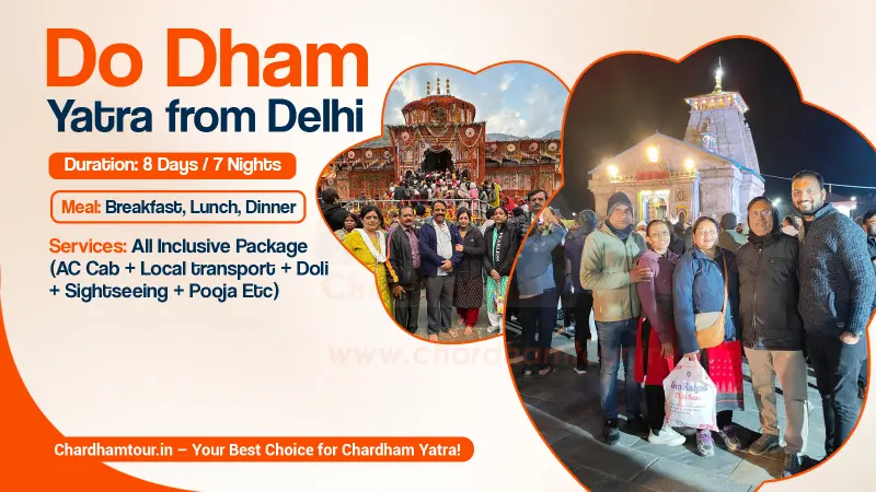 Kedarnath Badrinath Package from Delhi