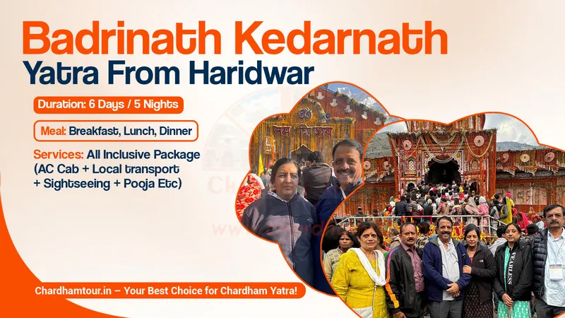  Badrinath Kedarnath Yatra Package from Haridwar