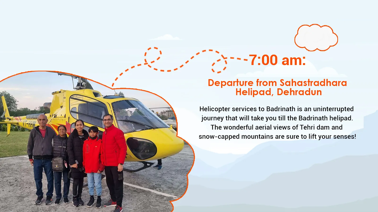 Badrinath Yatra by Helicopter