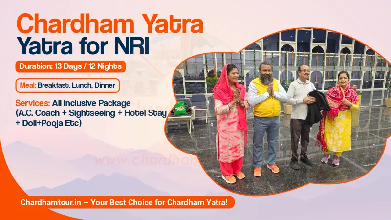 Chardham Yatra For NRI Tour Package 2026