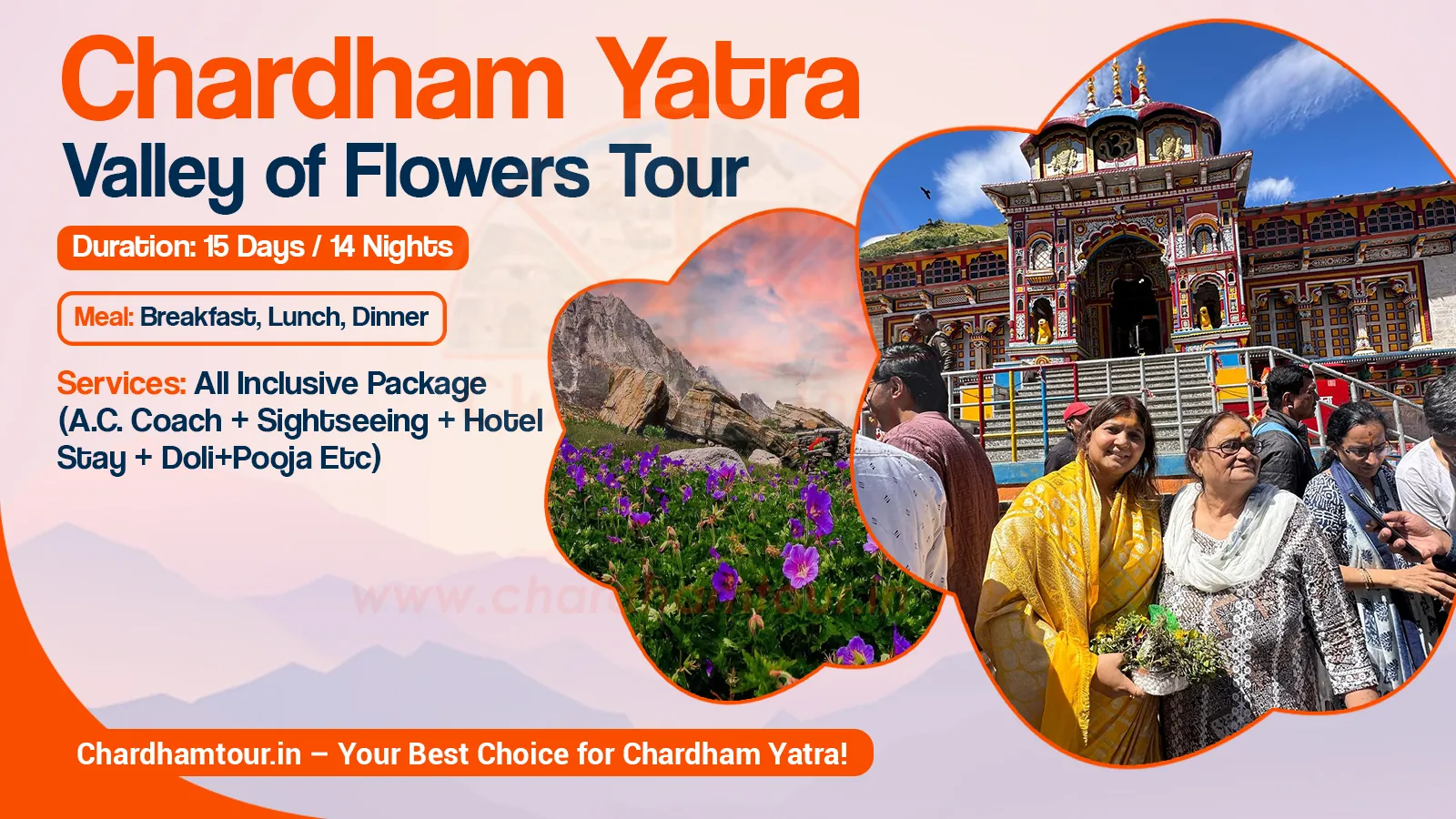 Char Dham with Valley of Flowers