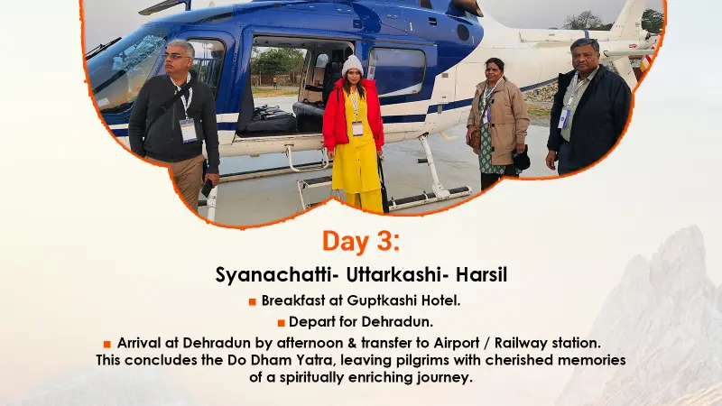 Do Dham Yatra Ex-Dehradun (By Road and Heli Combo)