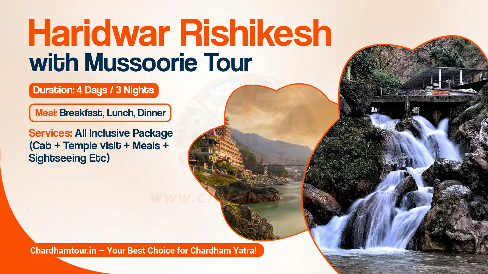 Haridwar Rishikesh with Mussoorie Tour