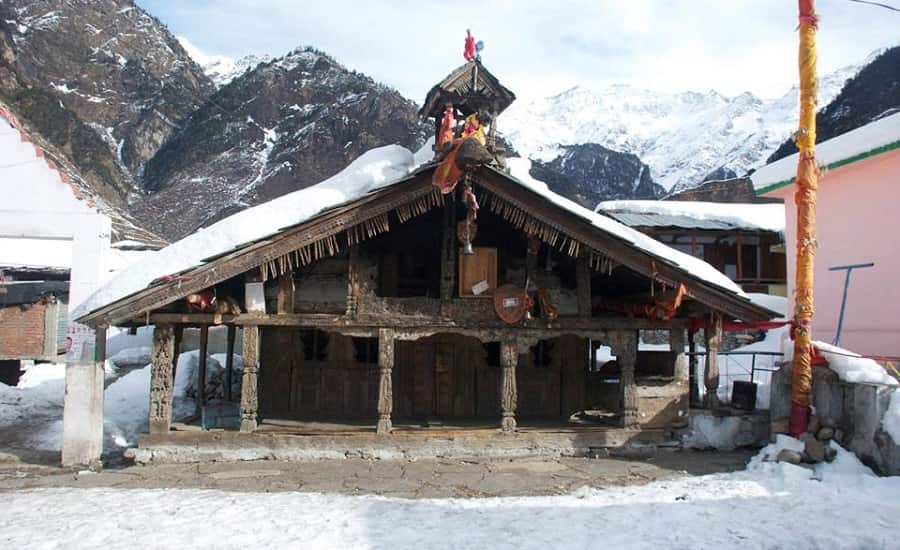 Shani Temple in Kharsali Village