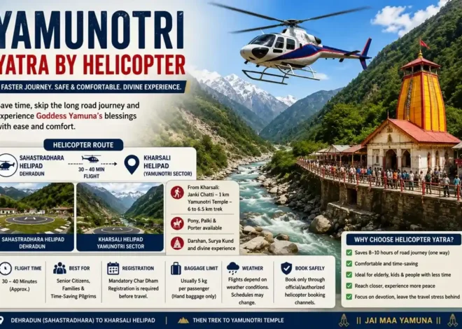 Yamunotri Helicopter Yatra 2026: Cost & Booking Guide