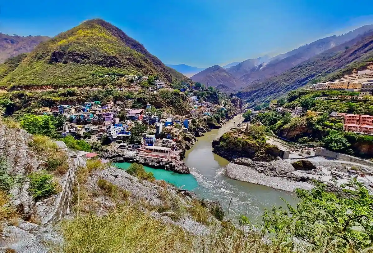 Confluence of Alaknanda & Bhagirathi, Devprayag
