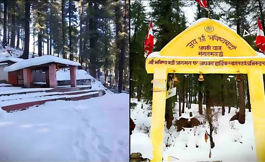 Bhavishya Badri, Temple