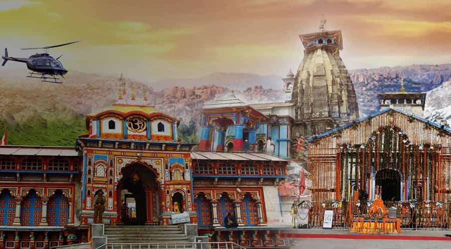 Do Dham Yatra by Helicopter