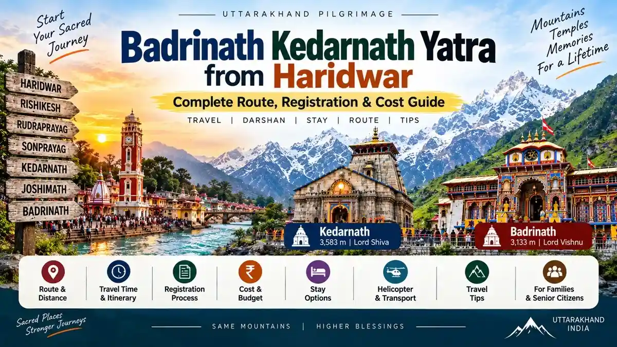 How to Plan Badrinath Kedarnath Yatra from Haridwar