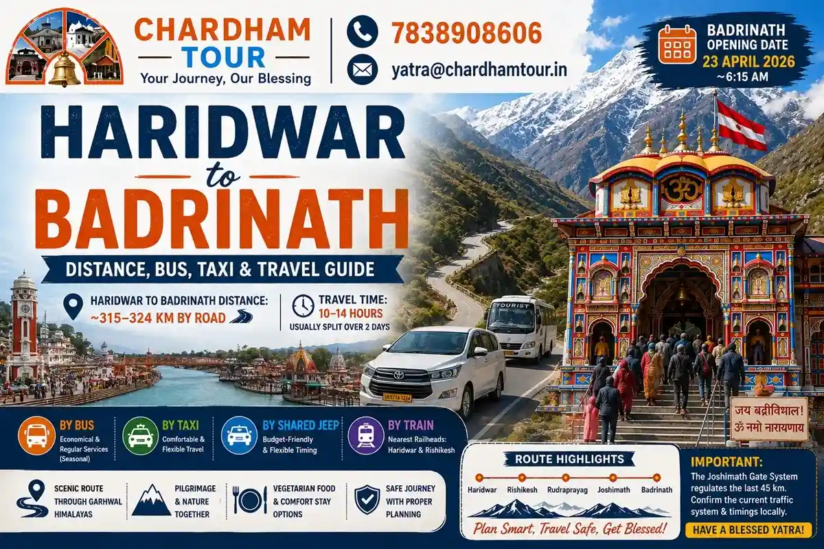 Haridwar to Badrinath