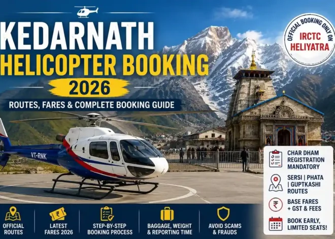 Kedarnath Helicopter Booking Guide