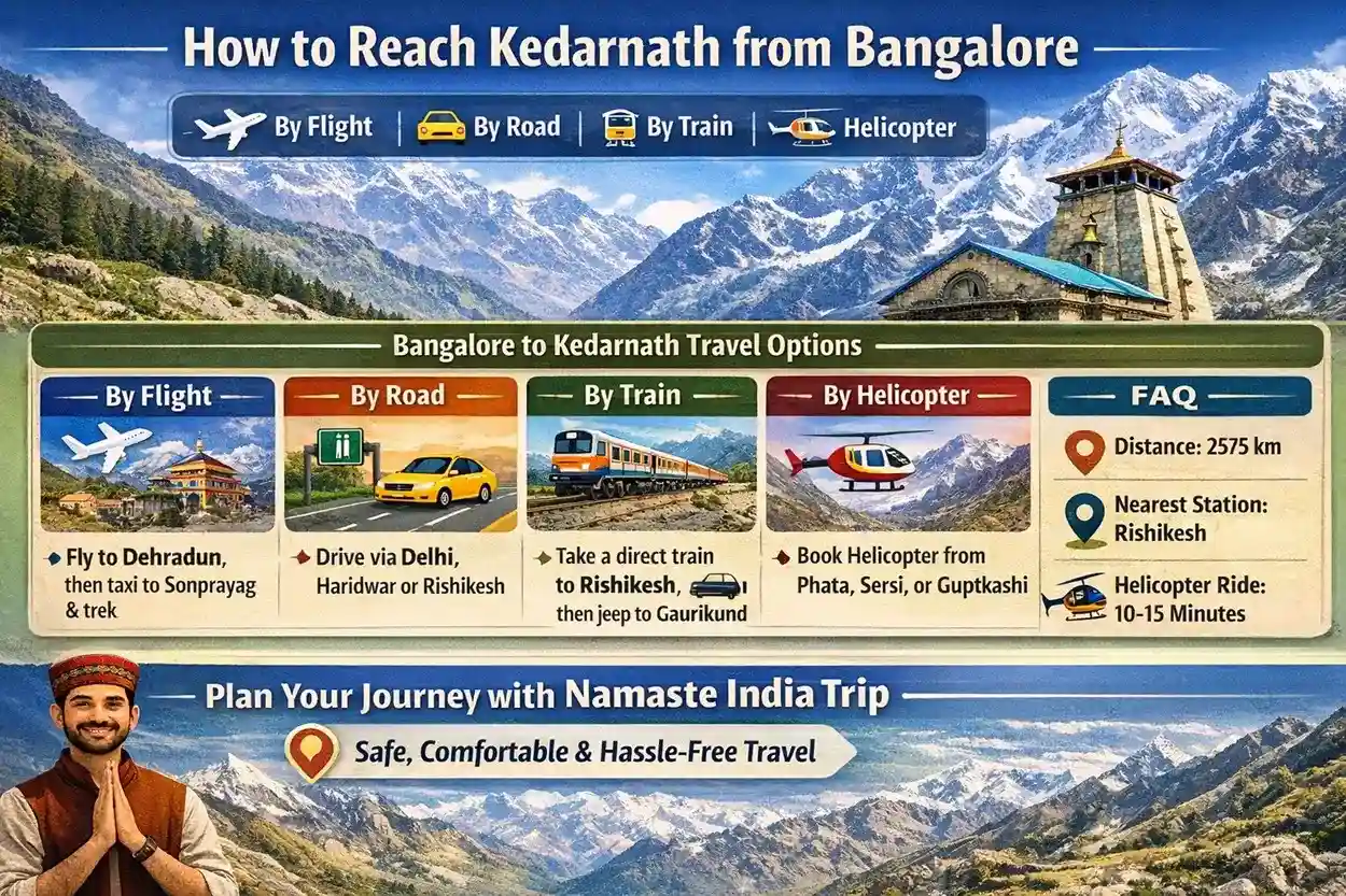 How to Reach Kedarnath from Bangalore