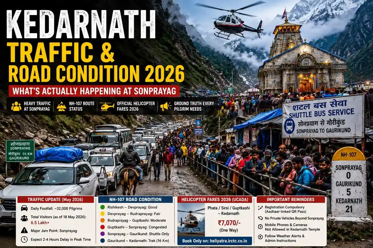 Kedarnath Traffic & Road Condition 2026