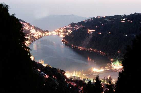 Nainital view at Night