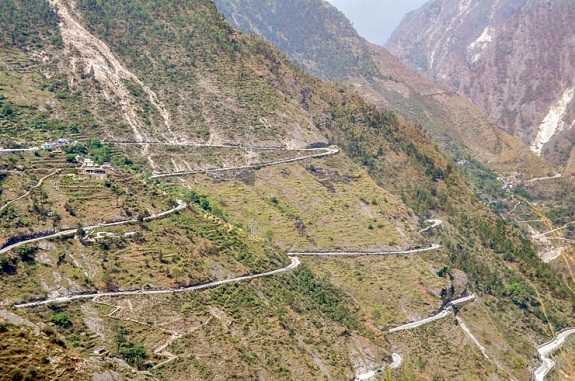 Joshimath to Badrinath Road