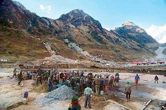 kedarnath construction