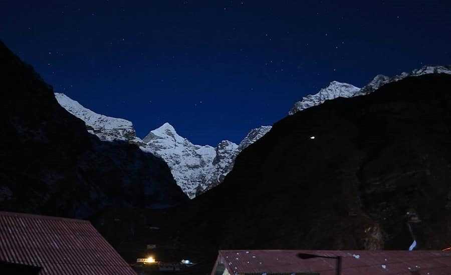 View of Neelkanth Peak